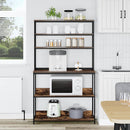 vidaXL Konyhai polc Füstölt tölgy 100 x 40 x 168 cm Faanyag