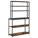 vidaXL Konyhai polc Füstölt tölgy 100 x 40 x 168 cm Faanyag