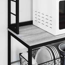 vidaXL Konyhai polc Szürke Sonoma 100 x 40 x 168 cm Faanyag