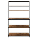 vidaXL Konyhai polc Öreg fa 100 x 40 x 168 cm Faanyag