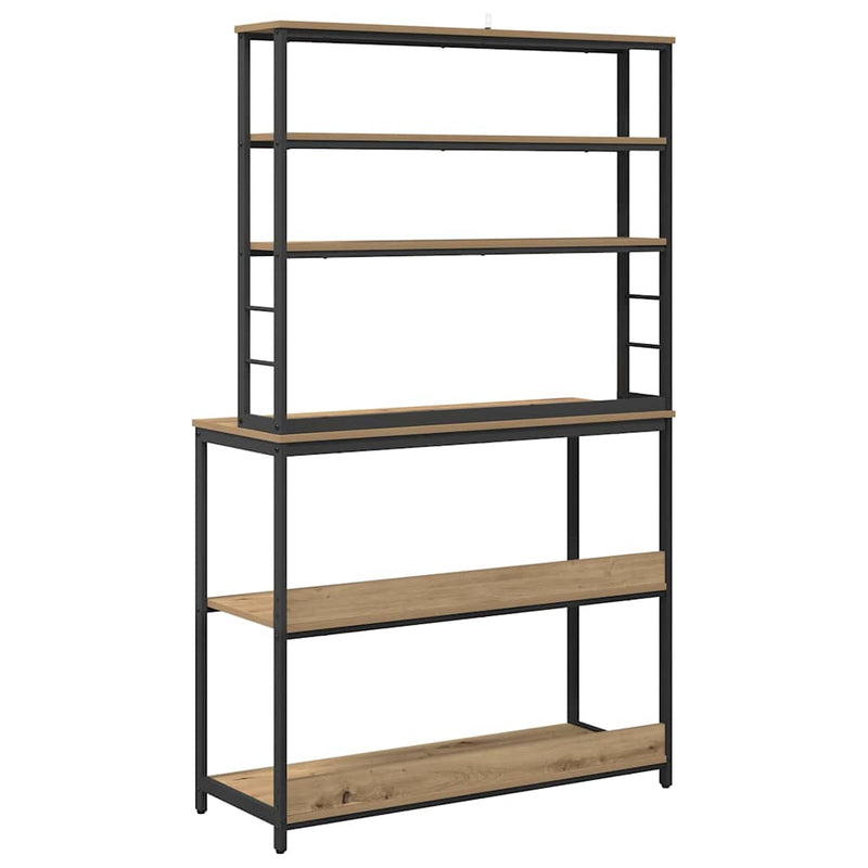 vidaXL Konyhai polc Artisan tölgy 100 x 40 x 168 cm Faanyag