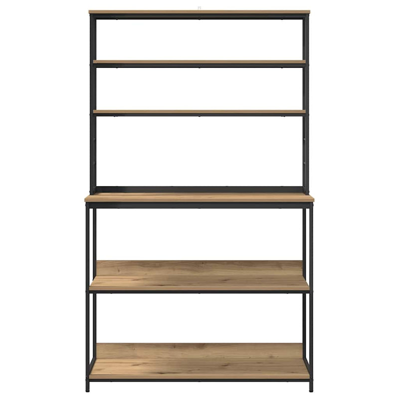 vidaXL Konyhai polc Artisan tölgy 100 x 40 x 168 cm Faanyag