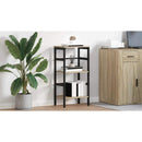 vidaXL Könyvespolc Sonoma tölgy 40 x 29,5 x 81 cm Faanyag