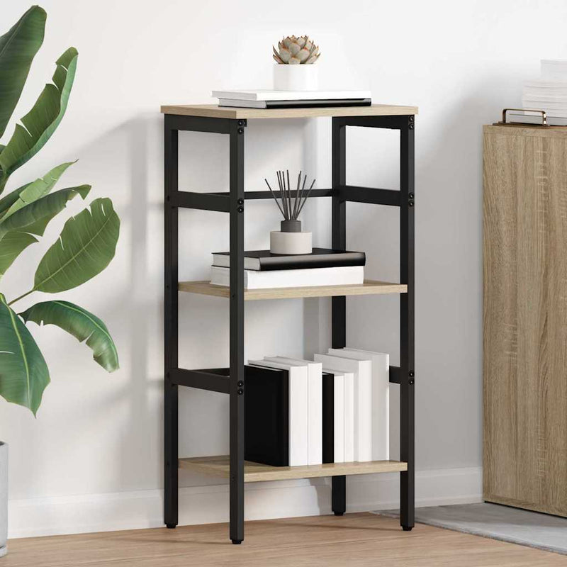 vidaXL Könyvespolc Sonoma tölgy 40 x 29,5 x 81 cm Faanyag