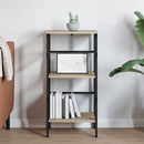 vidaXL Könyvespolc Sonoma tölgy 40 x 29,5 x 81 cm Faanyag