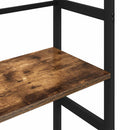 vidaXL Könyvespolc Füstölt tölgy 40 x 29,5 x 81 cm Faanyag
