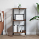 vidaXL Könyvespolc Füstölt tölgy 40 x 29,5 x 81 cm Faanyag