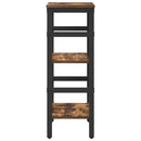 vidaXL Könyvespolc Füstölt tölgy 40 x 29,5 x 81 cm Faanyag