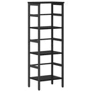 vidaXL Könyvespolc Fekete tölgy 40 x 29,5 x 115 cm Faanyag