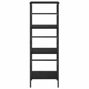 vidaXL Könyvespolc Fekete tölgy 40 x 29,5 x 115 cm Faanyag