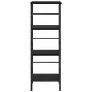 vidaXL Könyvespolc Fekete tölgy 40 x 29,5 x 115 cm Faanyag