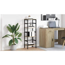 vidaXL Könyvespolc Sonoma tölgy 40 x 29,5 x 115 cm Faanyag