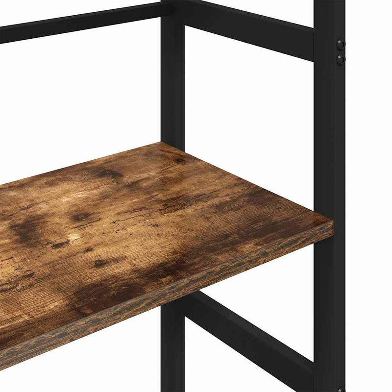 vidaXL Könyvespolc Füstölt tölgy 40 x 29,5 x 115 cm Faanyag