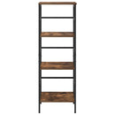 vidaXL Könyvespolc Füstölt tölgy 40 x 29,5 x 115 cm Faanyag