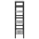 vidaXL Könyvespolc Szürke Sonoma 40 x 29,5 x 115 cm Faanyag