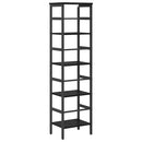 vidaXL Könyvespolc Fekete tölgy 40 x 29,5 x 149 cm Faanyag