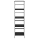 vidaXL Könyvespolc Fekete tölgy 40 x 29,5 x 149 cm Faanyag