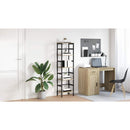 vidaXL Könyvespolc Sonoma tölgy 40 x 29,5 x 149 cm Faanyag
