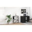 vidaXL Könyvespolc Fekete tölgy 60 x 29,5 x 81 cm Faanyag