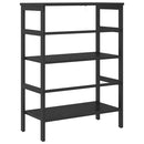 vidaXL Könyvespolc Fekete tölgy 60 x 29,5 x 81 cm Faanyag