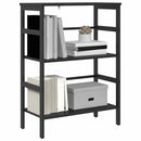 vidaXL Könyvespolc Fekete tölgy 60 x 29,5 x 81 cm Faanyag