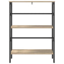 vidaXL Könyvespolc Sonoma tölgy 60 x 29,5 x 81 cm Faanyag