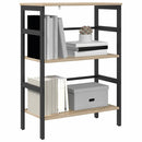 vidaXL Könyvespolc Sonoma tölgy 60 x 29,5 x 81 cm Faanyag