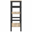 vidaXL Könyvespolc Sonoma tölgy 60 x 29,5 x 81 cm Faanyag