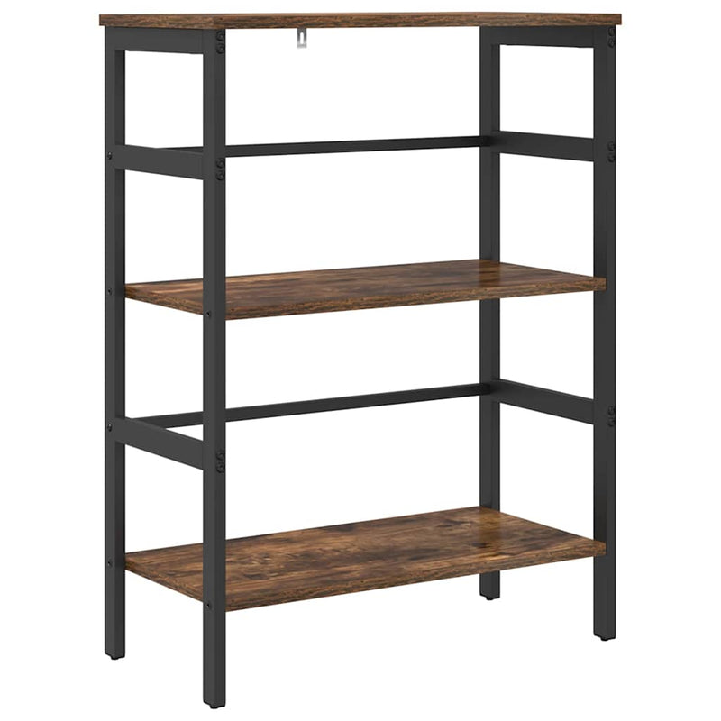 vidaXL Könyvespolc Füstölt tölgy 60 x 29,5 x 81 cm Faanyag