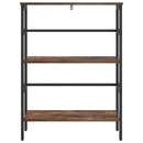 vidaXL Könyvespolc Füstölt tölgy 60 x 29,5 x 81 cm Faanyag