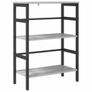 vidaXL Könyvespolc Szürke Sonoma 60 x 29,5 x 81 cm Faanyag