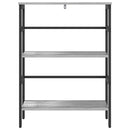 vidaXL Könyvespolc Szürke Sonoma 60 x 29,5 x 81 cm Faanyag