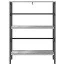 vidaXL Könyvespolc Szürke Sonoma 60 x 29,5 x 81 cm Faanyag