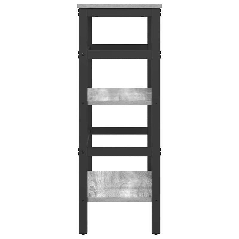 vidaXL Könyvespolc Szürke Sonoma 60 x 29,5 x 81 cm Faanyag