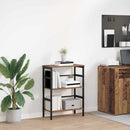 vidaXL Könyvespolc Öreg fa 60 x 29,5 x 81 cm Faanyag