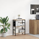 vidaXL Könyvespolc Artisan tölgy 60 x 29,5 x 81 cm Faanyag