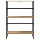 vidaXL Könyvespolc Artisan tölgy 60 x 29,5 x 81 cm Faanyag