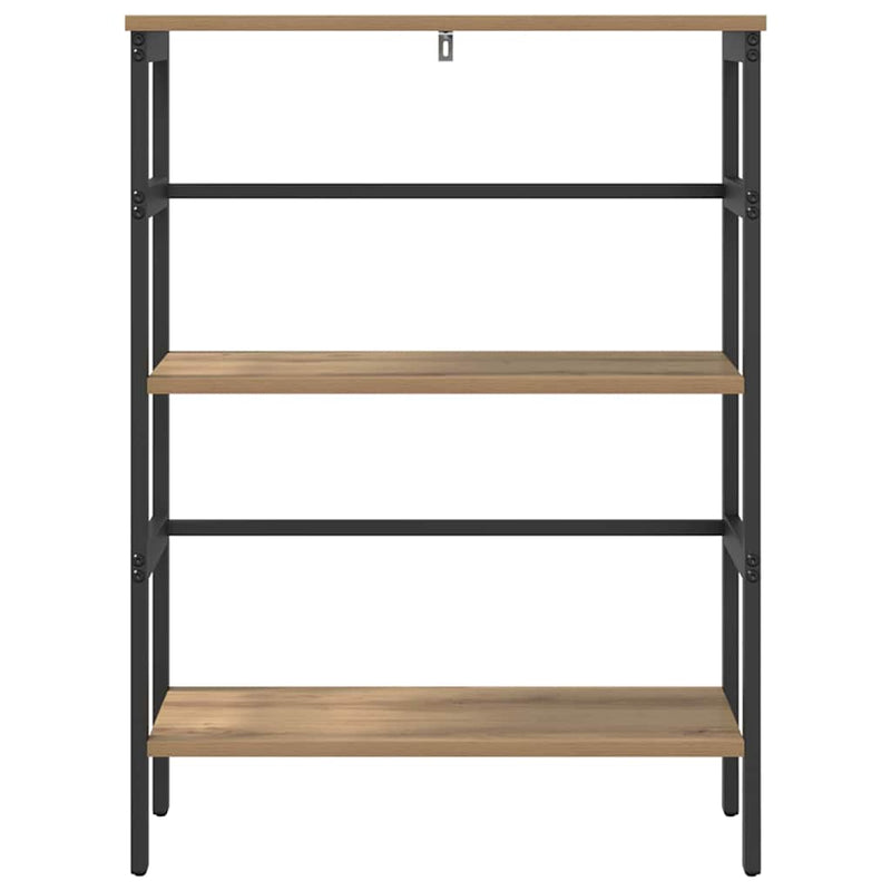 vidaXL Könyvespolc Artisan tölgy 60 x 29,5 x 81 cm Faanyag