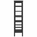 vidaXL Könyvespolc Fekete tölgy 60 x 29,5 x 115 cm Faanyag