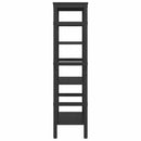 vidaXL Könyvespolc Fekete tölgy 60 x 29,5 x 115 cm Faanyag