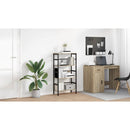 vidaXL Könyvespolc Sonoma tölgy 60 x 29,5 x 115 cm Faanyag