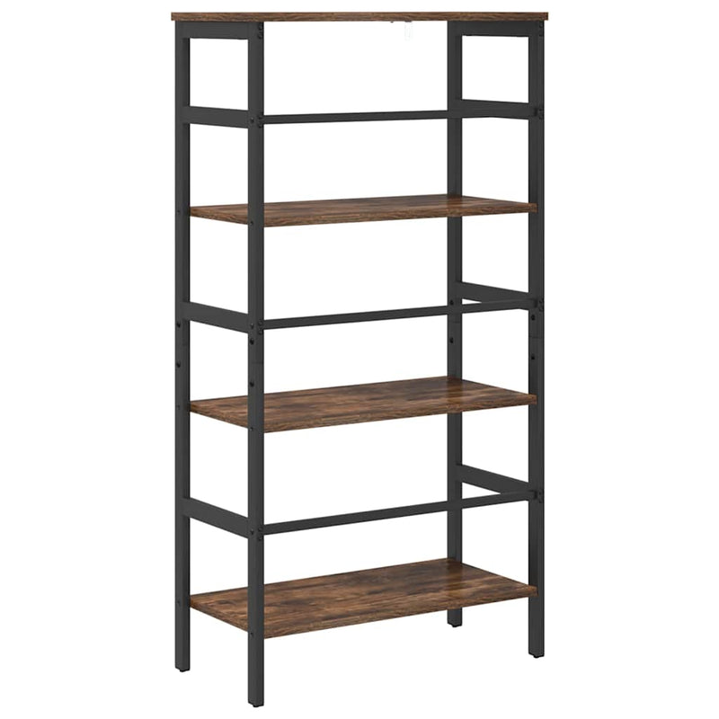 vidaXL Könyvespolc Füstölt tölgy 60 x 29,5 x 115 cm Faanyag