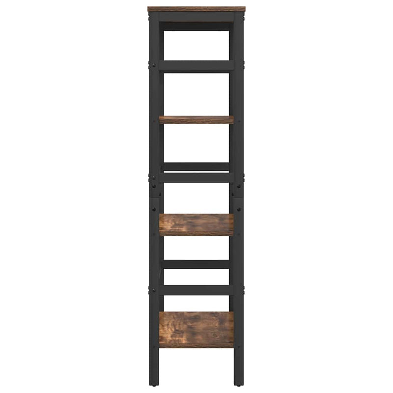 vidaXL Könyvespolc Füstölt tölgy 60 x 29,5 x 115 cm Faanyag