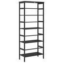 vidaXL Könyvespolc Fekete tölgy 60 x 29,5 x 149 cm Faanyag