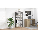 vidaXL Könyvespolc Sonoma tölgy 60 x 29,5 x 149 cm Faanyag