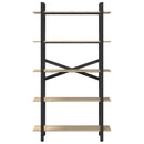 vidaXL Könyvespolc Sonoma tölgy 100 x 33,5 x 178 cm Faanyag