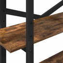 vidaXL Könyvespolc Füstölt tölgy 100 x 33,5 x 178 cm Faanyag