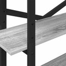 vidaXL Könyvespolc Szürke Sonoma 100 x 33,5 x 178 cm Faanyag