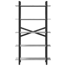 vidaXL Könyvespolc Szürke Sonoma 100 x 33,5 x 178 cm Faanyag