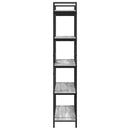 vidaXL Könyvespolc Szürke Sonoma 100 x 33,5 x 178 cm Faanyag